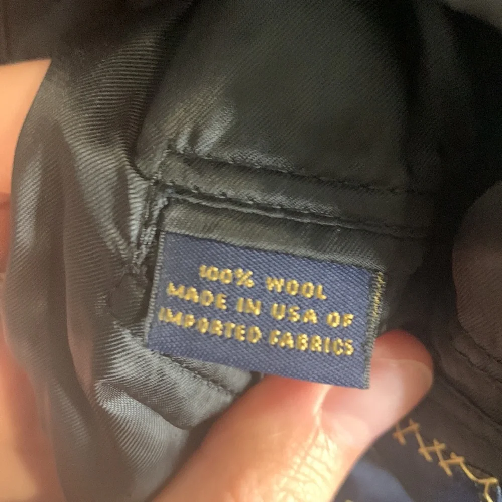 Brooks brothers black blazer suit jacket 42 L